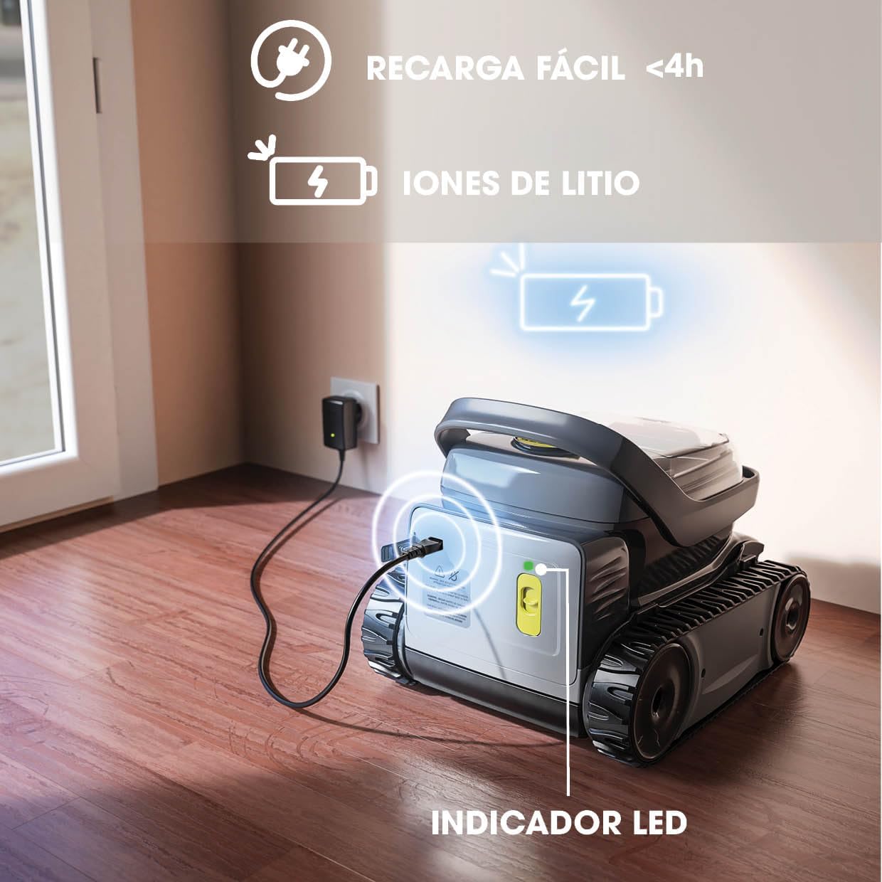 Zodiac Pixel OP 32 robot limpiafondos sin cable - BricoandPool